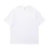 Algodão de Xinjiang 400g Camiseta de Algodão Puro Pesado Manga Curta Solta Branca Pura Camiseta Básica com Camiseta Engrossada para Homens e Mulheres