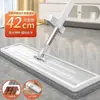 Mopa plana manos libres para gente perezosa con diseño de empujar y tirar autolimpiante y paño de mopa engrosado, una herramienta mágica para limpiar los suelos de la sala de estar