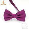 Gravata borboleta de cor sólida Gravata borboleta vermelha para homens Vestido formal de casamento Melhor homem Personalidade Casamento feminino britânico Laço de poliéster