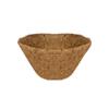 Cesta de Flores Redonda de Fibra de Coco Transfronteriza, Revestimiento de Fibra de Coco para Media Pared, Revestimiento de Cesta para Maceta de Fibra de Coco, Cesta Colgante, Jardinería Doméstica