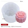 Festival do Meio Outono Pele de Gelo Bolo da Lua Flor Lua Coelho Mousse Vela de Aromaterapia Pudim de Bolo de Feijão Mung DIY Molde de Silicone de Sabão Artesanal
