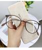 Gafas de sol ultraligeras de estilo coreano para mujer, montura de té frío, modernas, lisas, antiazules, con uña de arroz, estilo celebridad de Internet, 2023