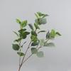 Atacado em Estoque do Fabricante de Folhas de Bodhi Artificiais para Decorações de Casamento, Arranjos de Flores Personalizados, Folhas Verdes, Eucalipto e Folhas de Bodhi
