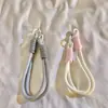 Funda Simple para Teléfono Móvil Estilo Ins Correa Corta para la Mano Correa de Muñeca de Color Claro Versátil Cadena para Colgar Llaves y Cámara D