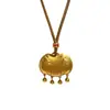 Collar de Cuerda Trenzada con Candado de Paz y Carácter de Fortuna en Plata de Ley S925 para Mujer, Nuevo Estilo Chino Candado de Paz Hueco Cadena para Clavícula Cadena para Suéter
