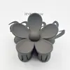 Presilha de flor fosca transfronteiriça para cabelo na parte de trás da cabeça, presilha para rabo de cavalo, coque, grampo de cabelo com senso de senioridade, presilha de tubarão no atacado
