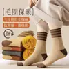Calcetines Grues para Hombres y Mujeres Calcetines de Media Pantorrilla Estilo Invierno Calcetines Extra Gruesos Calientes Tendencia ins Escolares Japoneses Versátiles Retro Felpa Largos