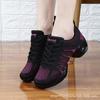 Zapatos Cuadrados de Malla Transpirables para Cuatro Estaciones Suela Suave Ligeros Zapatos de Yoga Fitness Zapatos de Baile Jazz Estilo Nuevo