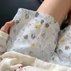 Nuevos shorts de algodón nube de verano, finos y talla grande 110 kg, pantalones casuales holgados de cintura alta y pierna ancha para paseos tranquilos