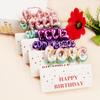 Nueva Sirena Letra Inglesa Amor Día de San Valentín Feliz Cumpleaños Vela Suministros para Fiesta Tarjeta Vela para Pastel