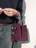 Bolsa Saco de Couro Camurça Retro de Alta Qualidade para o Dia a Dia Bolsa Satchel de Couro Bovino Fosco de Grande Capacidade Bolsa Tote de Ombro para Mulheres