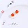 Pu Zuoqiang Conserva a Cor Presente de Lua Cheia para Bebê Acessórios DIY Vibrantes e Fofos de Ouro de Areia Vietnamita Pulseira Corda Vermelha para Homens e Mulheres
