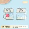 Bolsa Transparente con Cierre de Cremallera de Dibujos Animados Lindos Juguete Pasador Esponja de Maquillaje Joyería Bolsa de Sellado para Regalo Empaque de Dulces y Snacks