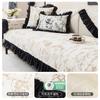 Almofada de sofá universal Four Seasons Chenille Almofada antiderrapante Almofada de sofá leve de luxo Capa de sofá Capa universal com tudo incluído