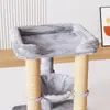 Árvore de Gato Integrada Simples Brinquedos para Gatos Prateleira para Gatos Árvore de Gato Plataforma de Escalada para Gatos Torre de Gato Sisal Villa para Gatos