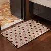 Alfombra de baño suave estilo vintage de tierra de diatomeas, alfombrilla antideslizante para ducha, alfombra absorbente de agua y de secado rápido para baño y entrada de inodoro