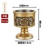Latón para copa de vino Guan Gong para vidrio Copa de agua para el Salón de Buda para juego de Buda para taza de té Copa de agua para suministros de adoración Venta al por mayor de fábrica