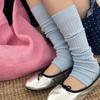IOULOR Juego de Calcetines Finos de Color Sólido para Estampar en el Pie Estilo Coreano Combinan con Todo Calcetines Largos para Piernas de Chica Popular Apilables Apilables Calcetines sin Costuras de Doble Aguja para Niños
