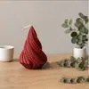 Vela Cone Espiral Geométrica Decoração de Casa Decoração de Móveis de Natal Enfeites de Festa Decoração de Atmosfera Presentes