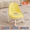 Taburete de Polea para Sala de Estar Rueda Universal Silenciosa Silla Pequeña Desmontable Nuevo Respaldo Bajo Bolsa Suave Popular Banco con Ruedas