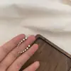 Brincos Exquisitos de Zircônia Microincrustada para Mulheres, Estilo de Nicho de Alto Padrão, Ganchos Elegantes, Estilo Coreano, Brincos Únicos, Simples e Versáteis
