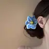 Didy No Tiene Miedo del Mismo Pasador Verde de Phalaenopsis Flor Lateral Flor Artificial Tocado Accesorios para el Cabello de Viaje a la Costa
