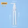 Botella de Plástico Transparente PET al por Mayor Botella de Loción Clip de Bomba de Presión Tipo Pico de Pato Botella Dispensadora de Loción 50100ml