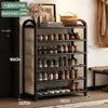 Zapatero Multicapa para Uso Doméstico, Elegante Zapatero Interior para Entrada, Zapatero a Prueba de Polvo para Apartamentos de Alquiler, Nuevo Modelo 2026