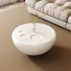 Mesa de centro para sala de estar estilo crema para casas pequeñas, modelo nuevo minimalista moderno de lujo ligero con un toque artístico de alta gama