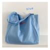 2022 Nuevo Ins Viajero Color Nicho Gran Capacidad Estudiante Bolsa de Lona Simple Diario Espalda Ocio Bolso Tote