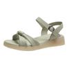 Sandalias de Goma con Suela Gruesa y Tacón Medio para Mujer, Famosa de Internet, Zapatos de Verano Suaves para Mujer, Modelo Nuevo 2024, Venta al por Mayor de Comercio Exterior