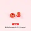 DIY Nudo de Flor de Durazno Bobina Nudo de Piña Pulsera Cuerda de Mano Anillo Fijador de Cuentas Espaciadoras Accesorio de Agujero Grande Cuerda Trenzada Accesorio Pequeño