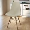 Novo Elástico Transfronteiriço Capa para Cadeira Shell de Lã Polar Cobre Cadeira Eames Cor Sólida Capa Universal para Banqueta em Estoque