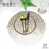 Conjunto de Porta-copos e Jogos Americanos Flor de Hibisco Jogo Americano de PVC Jogo Americano Decorativo com Bronzeamento Vazado Suporte para Pratos Suporte para Taças