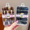 Gomas para el pelo tipo cable de teléfono para niños, aptas para bebés, alta elasticidad, gomas para el pelo de colores dopamina para cabello rizado de niñas