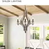 Lustre Estilo Americano, Luminária de Restaurante, Arte em Madeira Vintage Rústico, Lavabo, Luminária de Quarto de Hóspedes, Entrada de Escada, Quarto Modelo, Vila