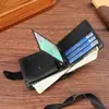 Venta al por mayor del fabricante Nuevo modelo Cartera para hombre Estilo corto Gran capacidad PU Gama alta Ranuras múltiples para tarjetas Cartera de cuero para hombre