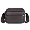 Venta Caliente Transfronteriza Casual de Negocios para Hombre Bolso Cruzado Nuevo Color Sólido Cuero Genuino Mochila de Hombro Bolsa Pequeña Fabricante Mayorista