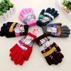 Guantes Térmicos de Mohair Tejido Cálido para Hombres y Mujeres, de Dedos Completos, a Prueba de Frío, con Velcro, Engrosados, Estilo Cartoon