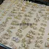 Xingrong Cristal DIY Dourado Não. 1 Pulseira de Cristal com Elo Acessórios de Pingente Porta Flores Espaçador DIY