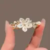 Novo Estilo de Grampo de Cabelo Flor de Pessegueiro Estilo República da China para Mulheres, Acessórios Personalizados Estilo Antigo, Clipes de Roupa para Empresas de Casamento