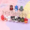 Llavero de Goma Suave 3D de PVC de Dibujos Animados Colgante de Coche 3D de Silicona Accesorio Souvenir Personalizable