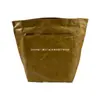 Bolsa de Almacenamiento de Papel Dupont Transfronteriza, Bolso de Mano Trendy de Papel Dupont, Bolsa de Papel Kraft Estilo Japonés para Snacks, Fábrica Personalizada