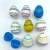Huevo de Pascua Electroplateado Cáscara Artificial DIY Huevo Vacío Juguete Huevo Huevo Abierto Jardín de Infancia Plástico Cáscara Abrible