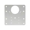 Almohadillas para bisagras de puertas de gabinetes y armarios, láminas de reparación de juntas, placas de fijación de acero inoxidable para puertas de gabinetes y componentes de refuerzo para instalación