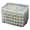 Caja para Empanadillas Caja para Empanadillas Congeladas Caja de Conservación para Refrigerador de Múltiples Capas Caja de Conservación de Alimentos Caja para Huevos Caja de Almacenamiento de Grado Alimenticio