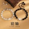 Pulsera para pareja plata esterlina 999 nicho para pareja diseño de alta gama regalo Qixi para novio y novia