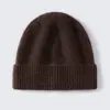 Chapéu Feminino de Caxemira Outono e Inverno Novo Chapéu de Tricô de Inverno Feminino Chapéu Quente com Proteção para Ouvido Chapéu Versátil de Lã Cobertura para a Cabeça