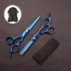 Cabeleireiro Tesouras de Cabeleireiro de Aço Inoxidável Cor Arco-Íris Dourado Azul Roxo Tesouras Planas Tesouras Desbastadoras Tesouras de Corte de Cabelo Fornecimento Direto do Fabricante