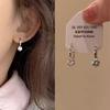 Brincos de Borboleta em Prata Esterlina S925 para Mulheres Design de Nicho Ins Brincos de Dormir Brincos Simples para Piercing